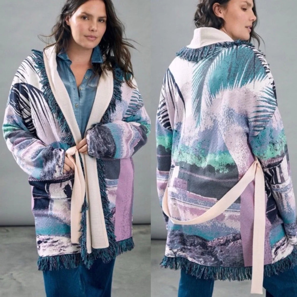 Anthropologie Sweaters - Anthropologie Moira Fringed Cardigan by Aldomartins